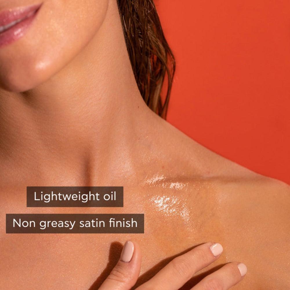 Apivita-Bee Sun Safe- Satin Touch Tan Perfecting Body Oil Spf30- Lillys Pharmacy and Health Store