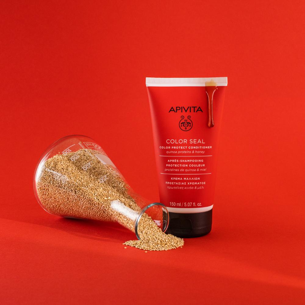 Apivita Color Seal Conditioner with Quinoa Protein & Honey 150ml- Lillys Pharmacy and Health Store
