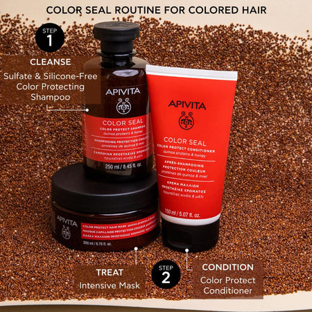 Apivita Color Seal Conditioner with Quinoa Protein & Honey 150ml- Lillys Pharmacy and Health Store