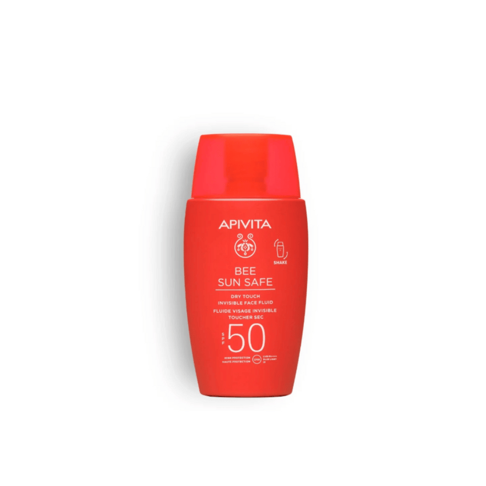 Apivita Dry Touch Invisible Face Fluid SPF50- Lillys Pharmacy and Health Store