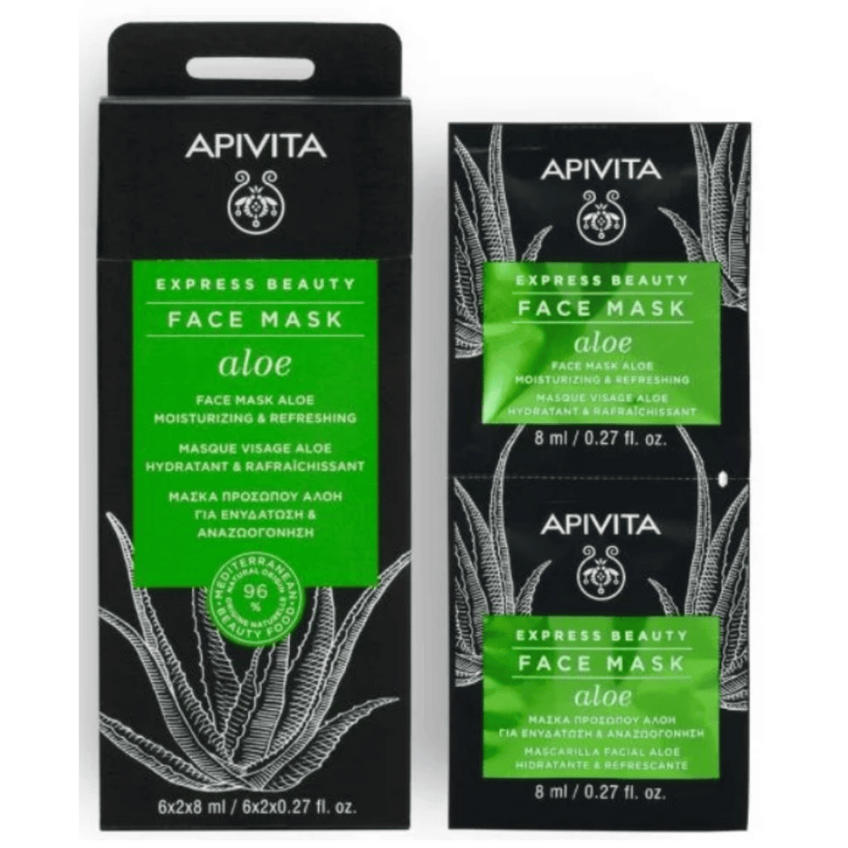 Apivita Express Aloe 2X8ml- Lillys Pharmacy and Health Store