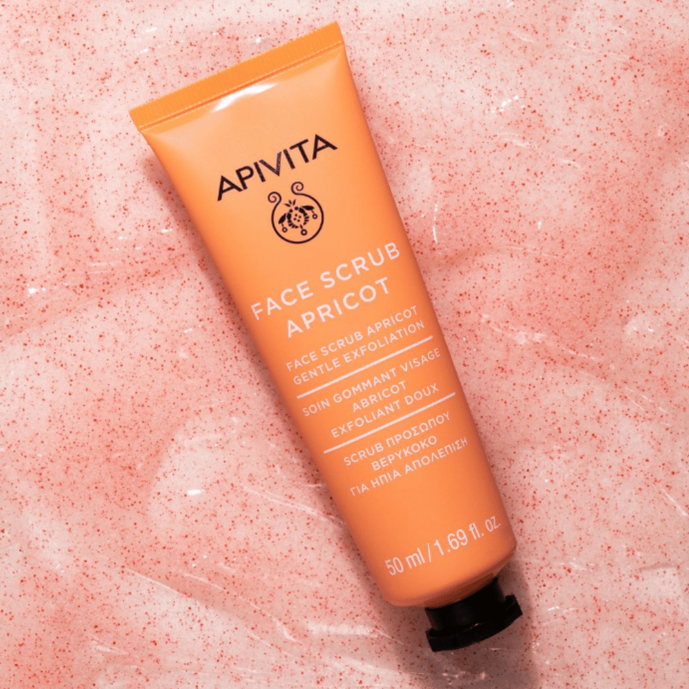 Apivita Face Scrub Apricot 50ml- Lillys Pharmacy and Health Store