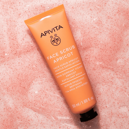 Apivita Face Scrub Apricot 50ml- Lillys Pharmacy and Health Store