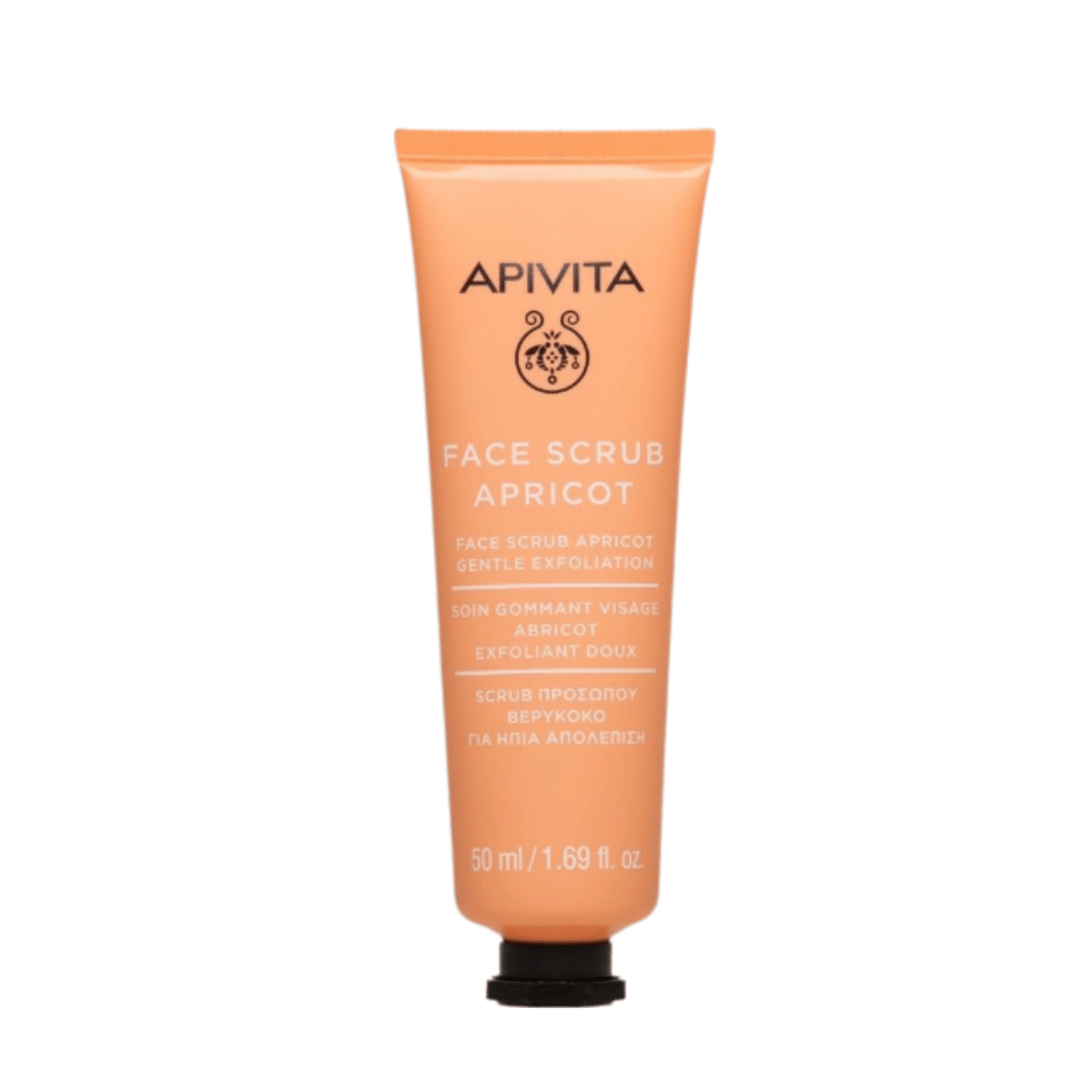 Apivita Face Scrub Apricot 50ml- Lillys Pharmacy and Health Store