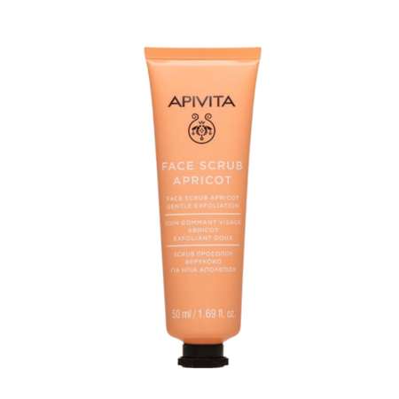 Apivita Face Scrub Apricot 50ml- Lillys Pharmacy and Health Store