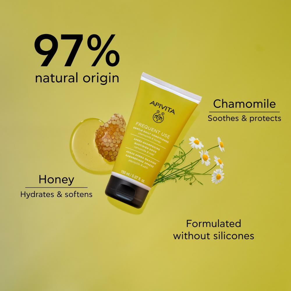 Apivita Gentle Daily Conditioner 150ml- Lillys Pharmacy and Health Store