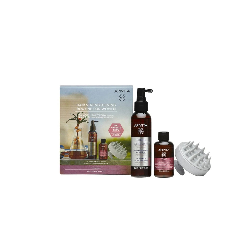 Apivita Hair Strengthening Routine Set For Women- Lillys Pharmacy and Health Store