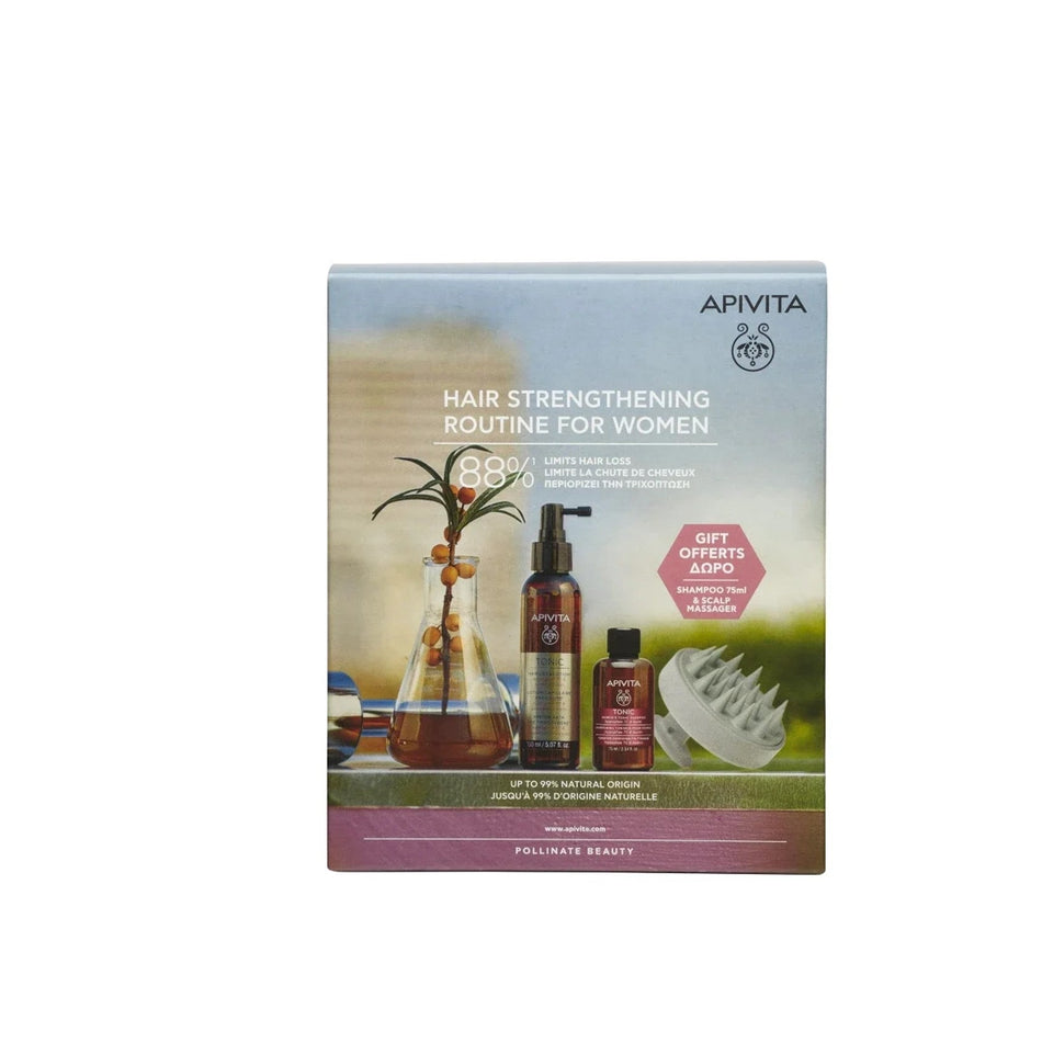 Apivita Hair Strengthening Routine Set For Women- Lillys Pharmacy and Health Store