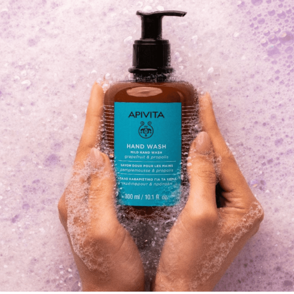 Apivita Hand Wash With Grapefruit & Propolis 300ml- Lillys Pharmacy and Health Store