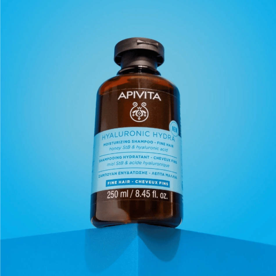 Apivita Hyaluronic Hydra Moisturizing Shampoo - Fine Hair 250ml- Lillys Pharmacy and Health Store