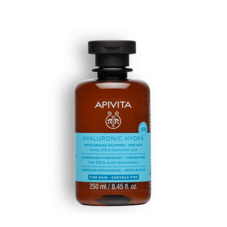 Apivita Hyaluronic Hydra Moisturizing Shampoo - Fine Hair 250ml- Lillys Pharmacy and Health Store