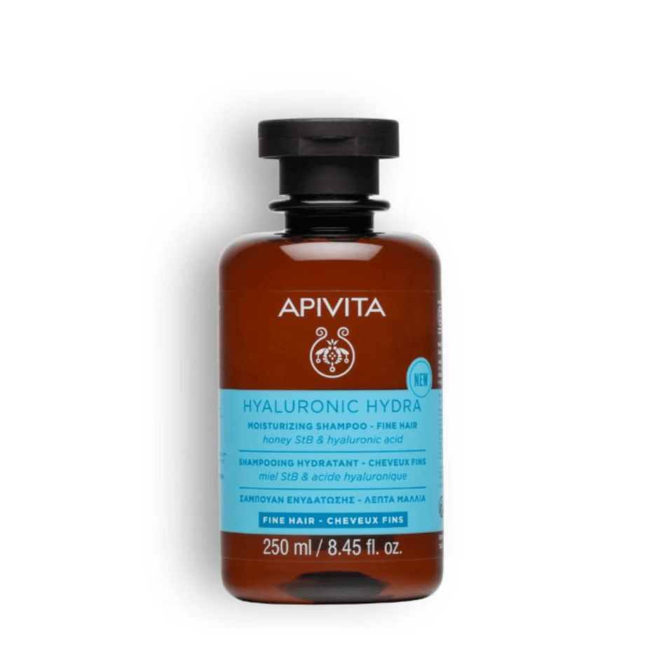 Apivita Hyaluronic Hydra Moisturizing Shampoo - Fine Hair 250ml- Lillys Pharmacy and Health Store