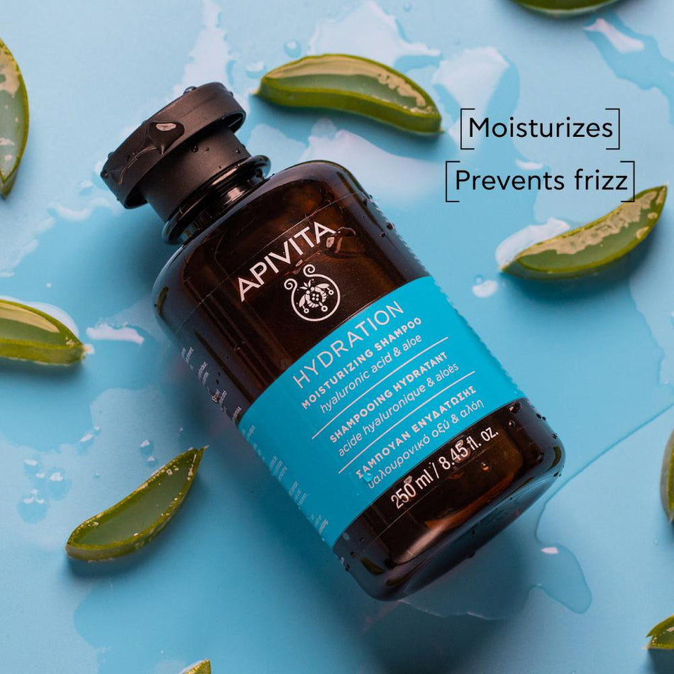 Apivita Hydration Moisturizing Shampoo Hyaluronic Acid & Aloe 250ml- Lillys Pharmacy and Health Store