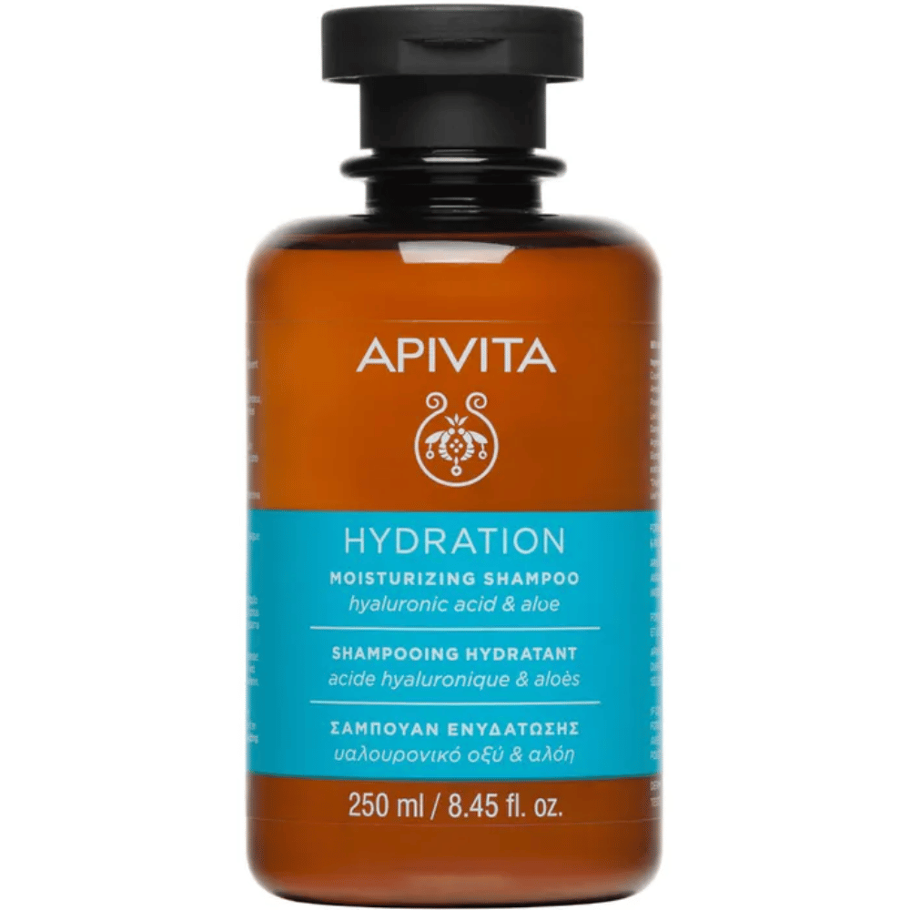 Apivita Hydration Moisturizing Shampoo Hyaluronic Acid & Aloe 250ml- Lillys Pharmacy and Health Store
