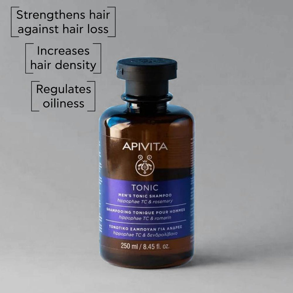 Apivita Mens Tonic Shampoo 250ml- Lillys Pharmacy and Health Store