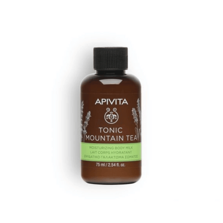 Apivita Mini Tonic Mountain Tea Body Milk - 75ml- Lillys Pharmacy and Health Store