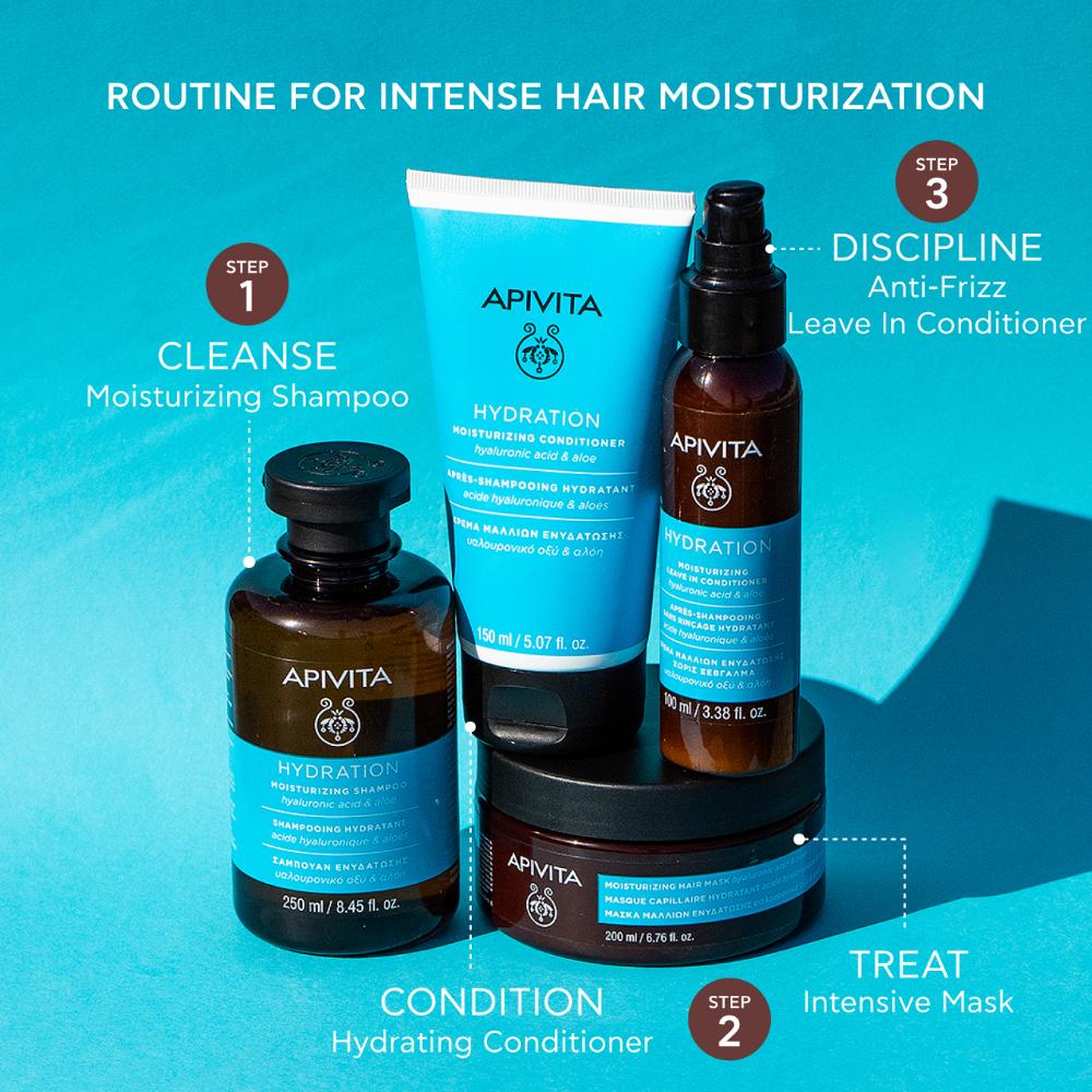 Apivita Moisture Leave In Conditioner 100ml- Lillys Pharmacy and Health Store