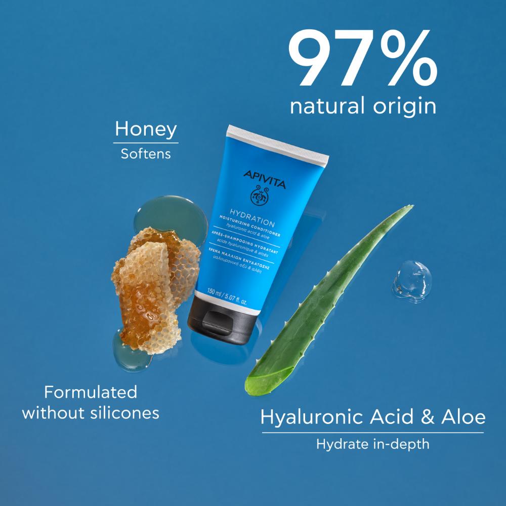 Apivita Moisturizing Conditioner 150ml- Lillys Pharmacy and Health Store