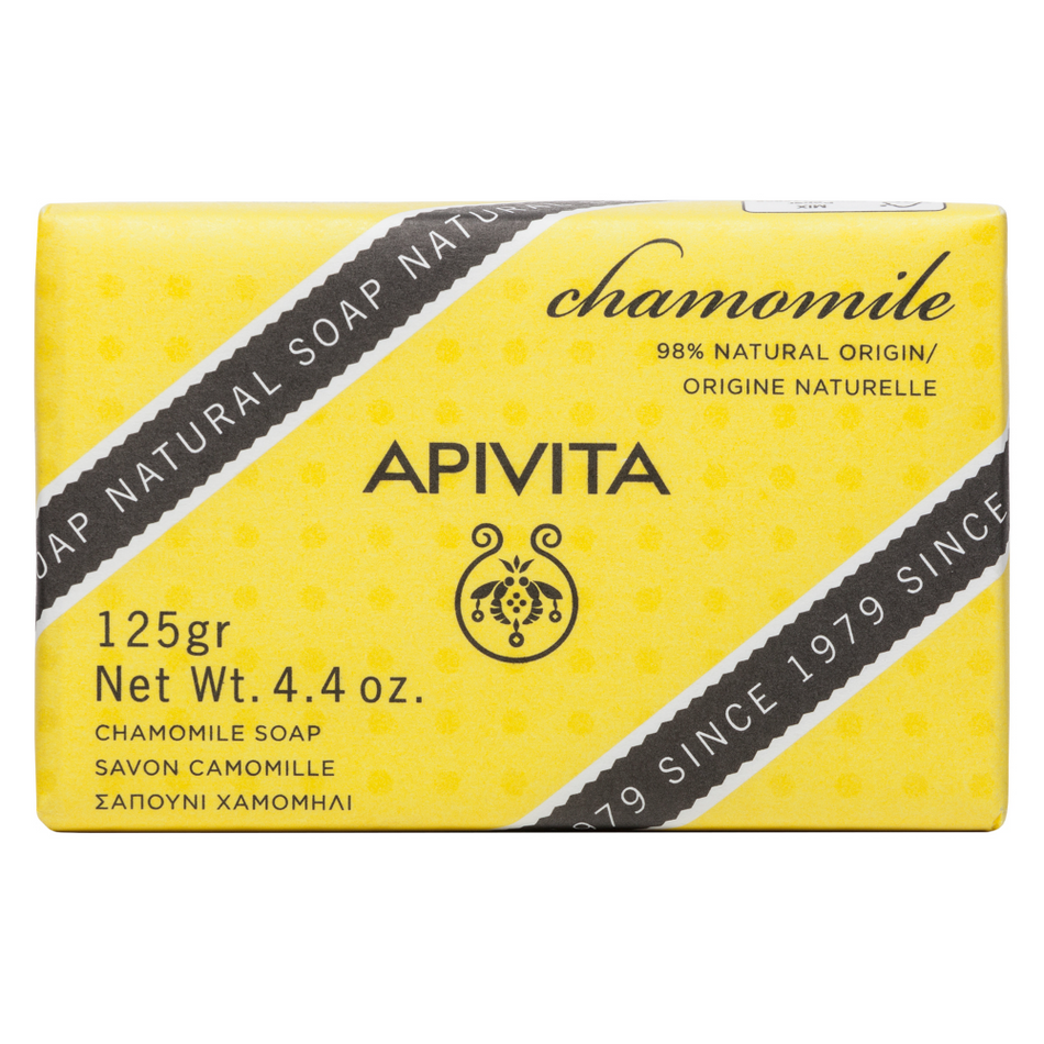 Apivita Natural Chamomile Soap 125G- Lillys Pharmacy and Health Store