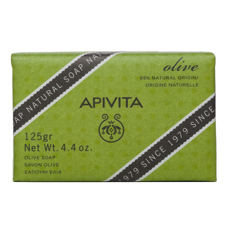 Apivita Natural Soap Olive Oil 125G- Lillys Pharmacy and Health Store