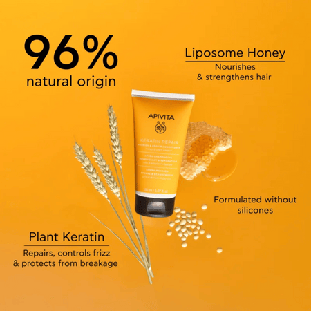Apivita Nourish & Repair Conditioner Olive & Honey 150 ml- Lillys Pharmacy and Health Store