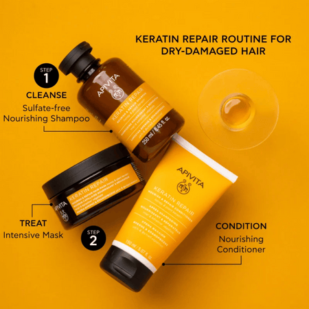 Apivita Nourish & Repair Conditioner Olive & Honey 150 ml- Lillys Pharmacy and Health Store