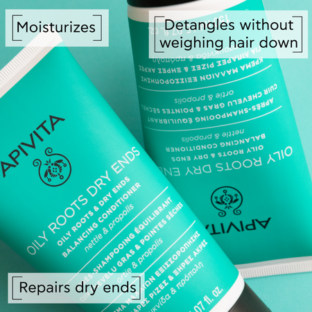 Apivita Oily Roots & Dry Ends Balancing Conditioner 150ml- Lillys Pharmacy and Health Store