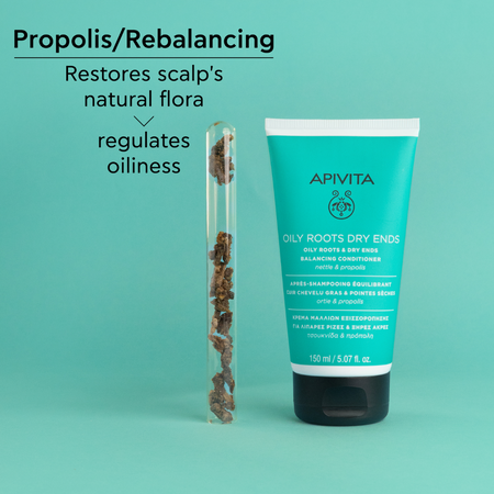 Apivita Oily Roots & Dry Ends Balancing Conditioner 150ml- Lillys Pharmacy and Health Store