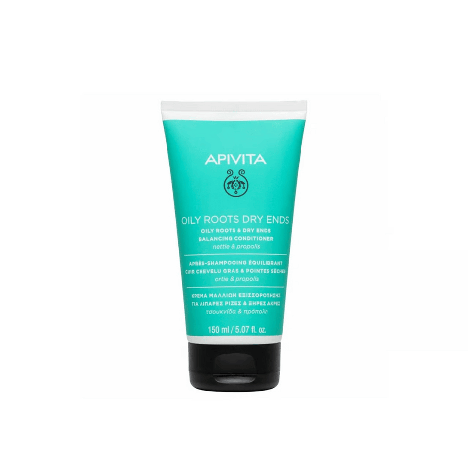 Apivita Oily Roots & Dry Ends Balancing Conditioner 150ml- Lillys Pharmacy and Health Store