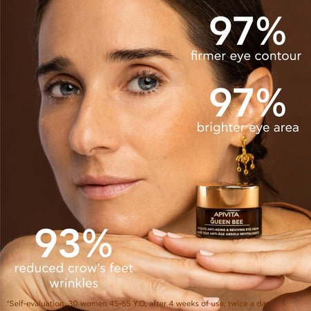 Apivita Queen Bee Absolute Anti-Aging Eye Cream 15ml- Lillys Pharmacy and Health Store