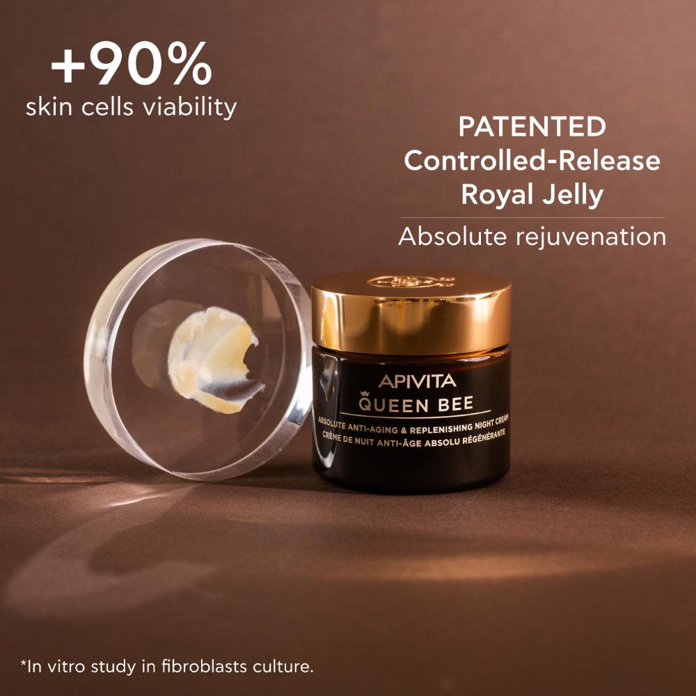 Apivita Queen Bee Anti-Aging & Replenishing Night Cream 50ml- Lillys Pharmacy and Health Store