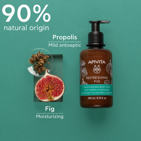 Apivita Refreshing Fig Body Milk 200ml- Lillys Pharmacy and Health Store