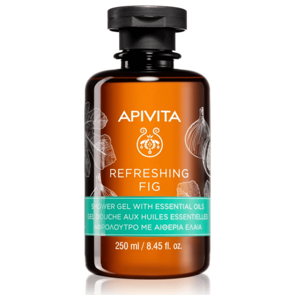 Apivita Refreshing Fig Shower Gel with Essential Oils 250ml- Lillys Pharmacy and Health Store