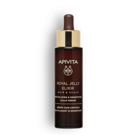 Apivita Royal Jelly Elixir Revitalizing & Densifying Scalp Serum 50ml- Lillys Pharmacy and Health Store