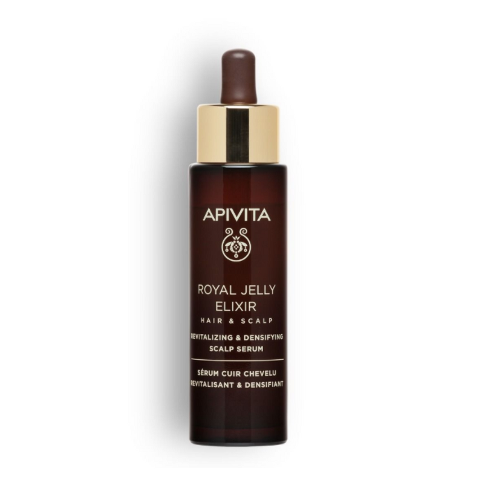 Apivita Royal Jelly Elixir Revitalizing & Densifying Scalp Serum 50ml- Lillys Pharmacy and Health Store