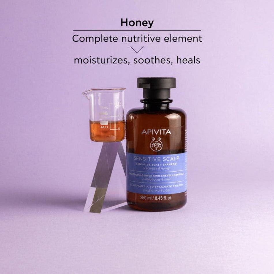 Apivita Sensitive Scalp Shampoo With Lavender & Honey 250ml- Lillys Pharmacy and Health Store