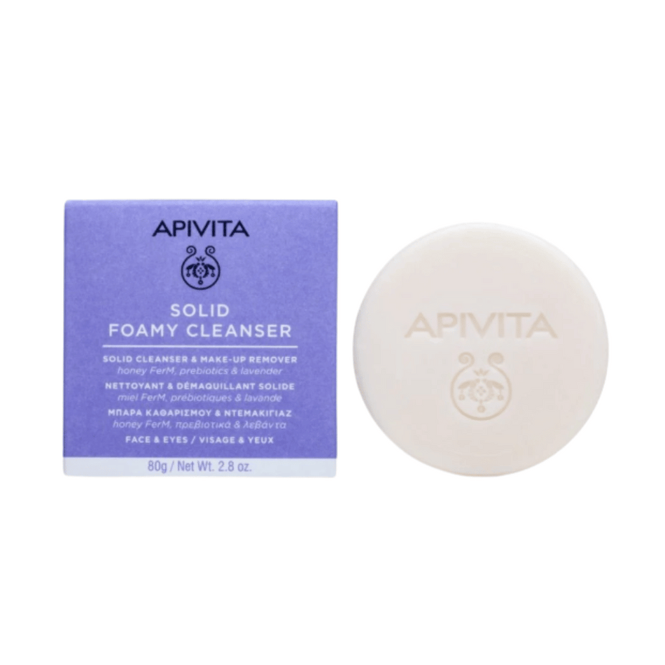 Apivita Solid Foamy Cleanser 80G- Lillys Pharmacy and Health Store