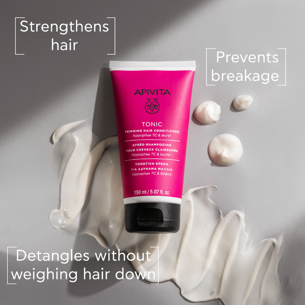 Apivita Tonic Conditioner For Thinning Hair 150ml- Lillys Pharmacy and Health Store