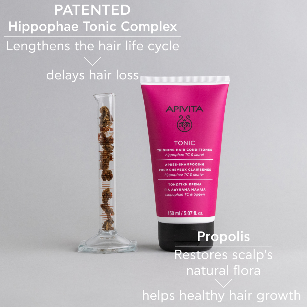 Apivita Tonic Conditioner For Thinning Hair 150ml- Lillys Pharmacy and Health Store