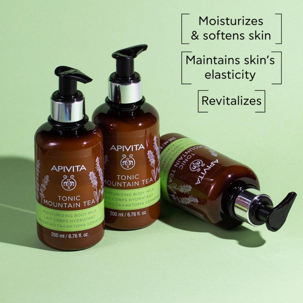 Apivita Tonic Mountain Body Milk 200ml- Lillys Pharmacy and Health Store