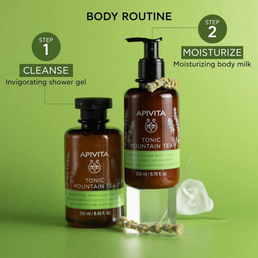 Apivita Tonic Mountain Body Milk 200ml- Lillys Pharmacy and Health Store