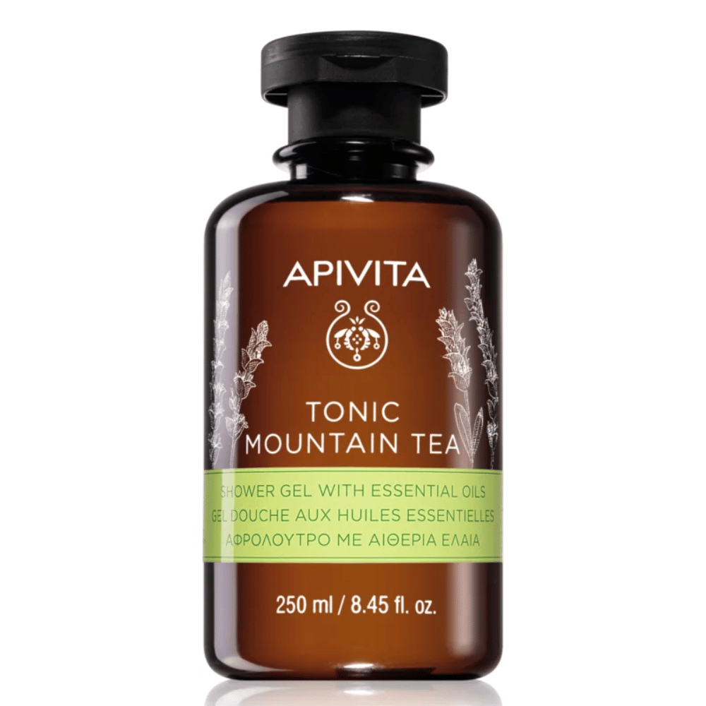 Apivita Tonic Mountain Tea Shower Gel 250ml- Lillys Pharmacy and Health Store