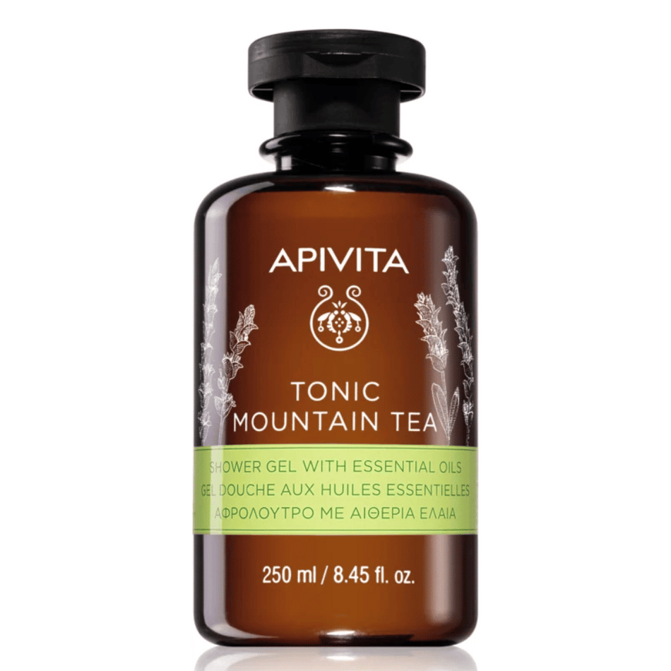 Apivita Tonic Mountain Tea Shower Gel 250ml- Lillys Pharmacy and Health Store