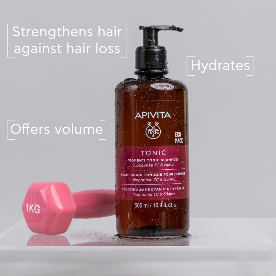 Apivita- Tonic Women's Shampoo 500ml- Lillys Pharmacy and Health Store