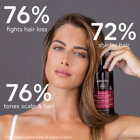 Apivita- Tonic Women's Shampoo 500ml- Lillys Pharmacy and Health Store