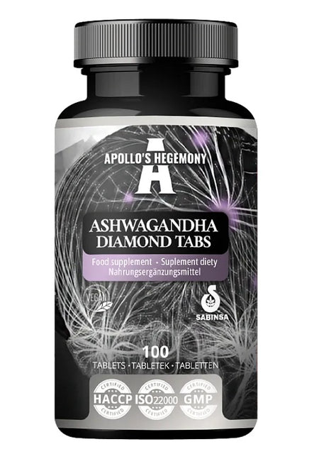 Apollo's Hegemony Ashwagandha Diamond 100 tablets- Lillys Pharmacy and Health Store
