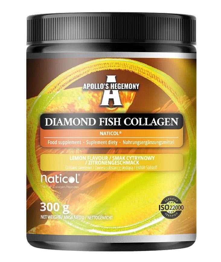 Apollo's Hegemony Diamond Fish Collagen, Lemon 300g- Lillys Pharmacy and Health Store
