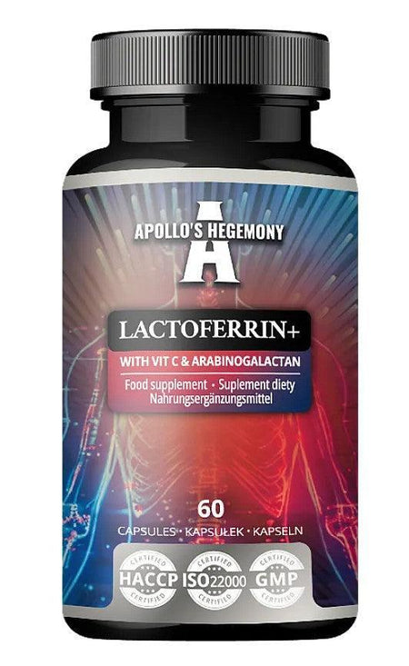Apollo's Hegemony Lactoferrin+ with Vit C & Arabinogalactan 60 caps- Lillys Pharmacy and Health Store