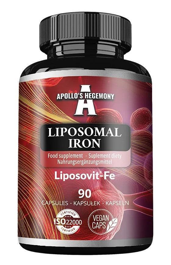 Apollo's Hegemony Liposomal Iron 90 vcaps- Lillys Pharmacy and Health Store