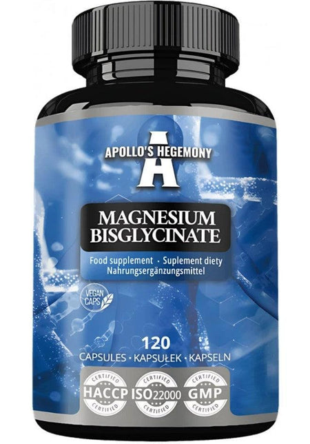Apollo's Hegemony Magnesium Bisglycinate 120 vcaps- Lillys Pharmacy and Health Store